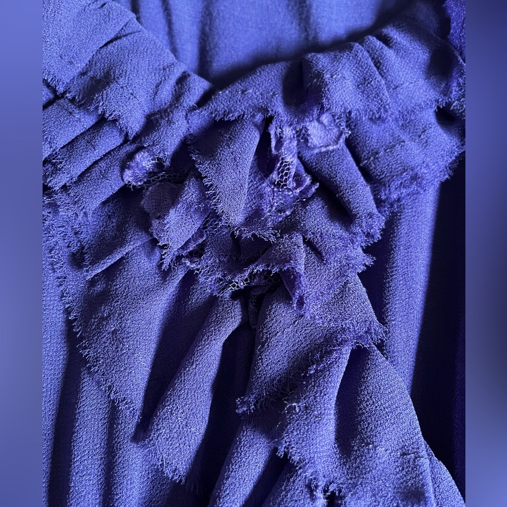 Blue Ruffled Dress - Picture 5 of 9
